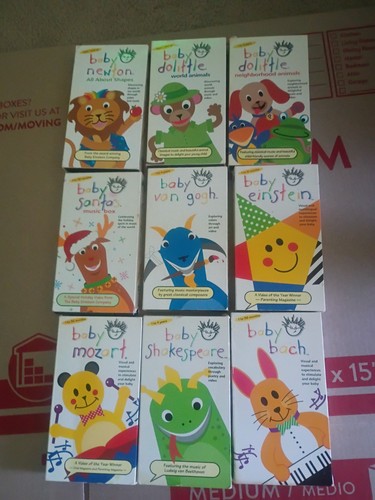 Baby einstein vhs lot 9 - einstein,